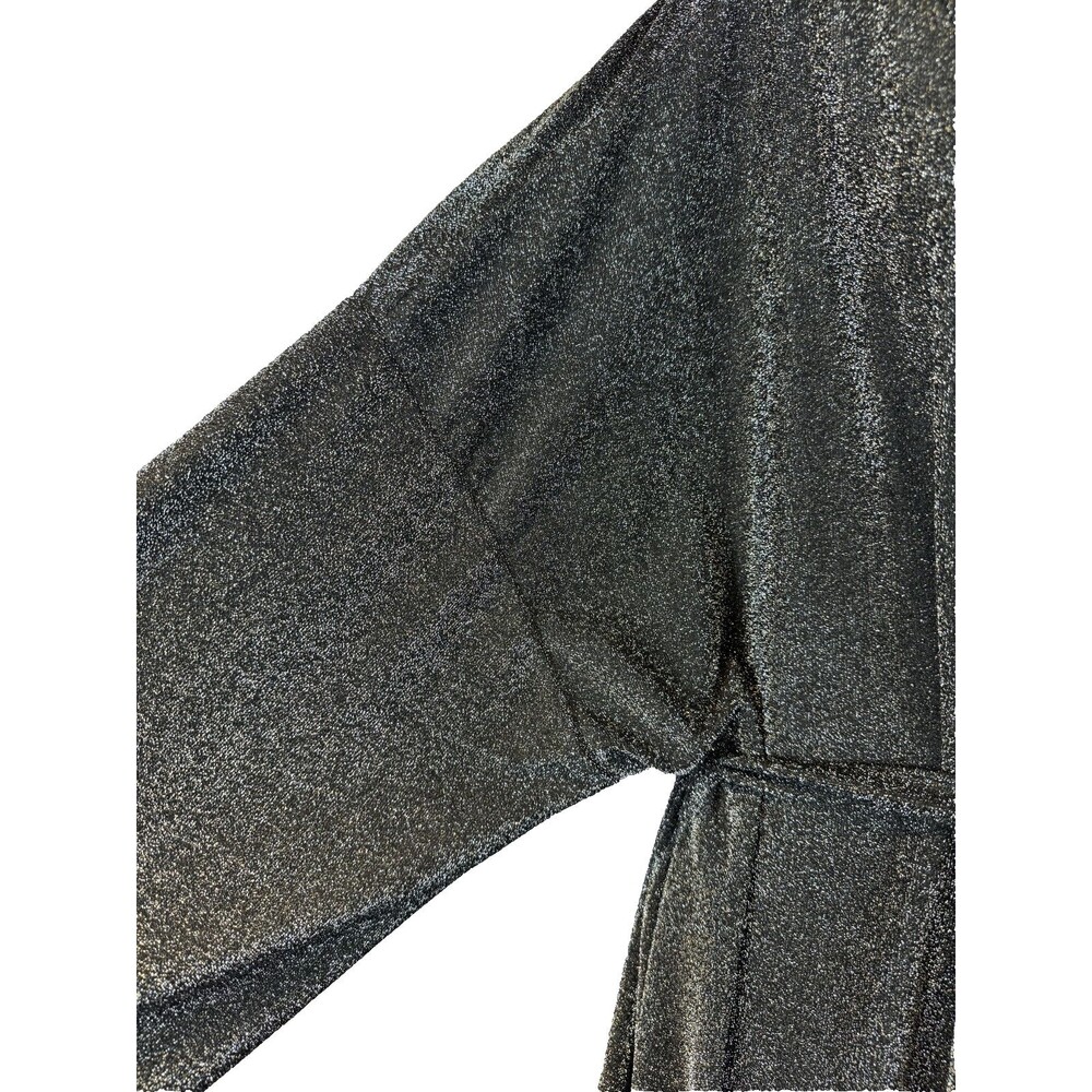 Hayden Black & Silver Shimmer Duster | 2X | New with Tags - Picture 3 of 16